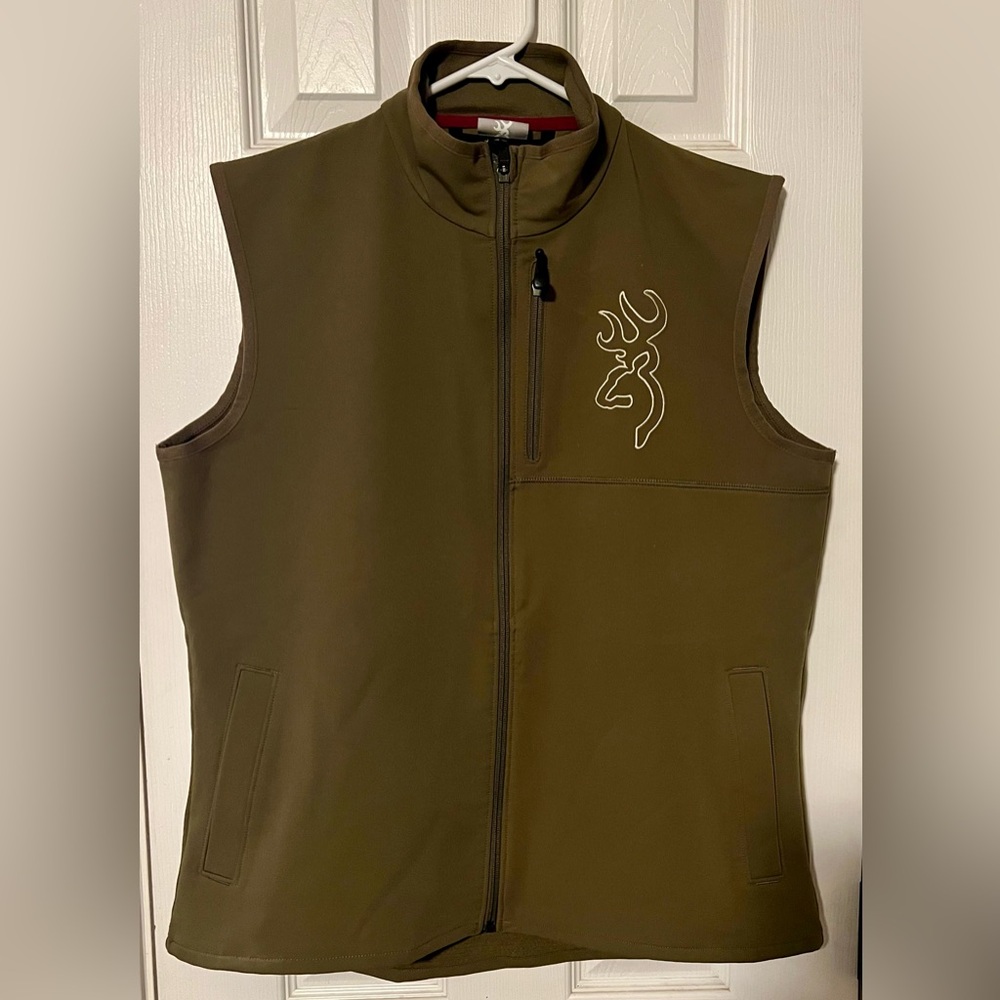 Browning Hell’s Canyon Women's Full Zip Hunting  Vest Size Large Brown